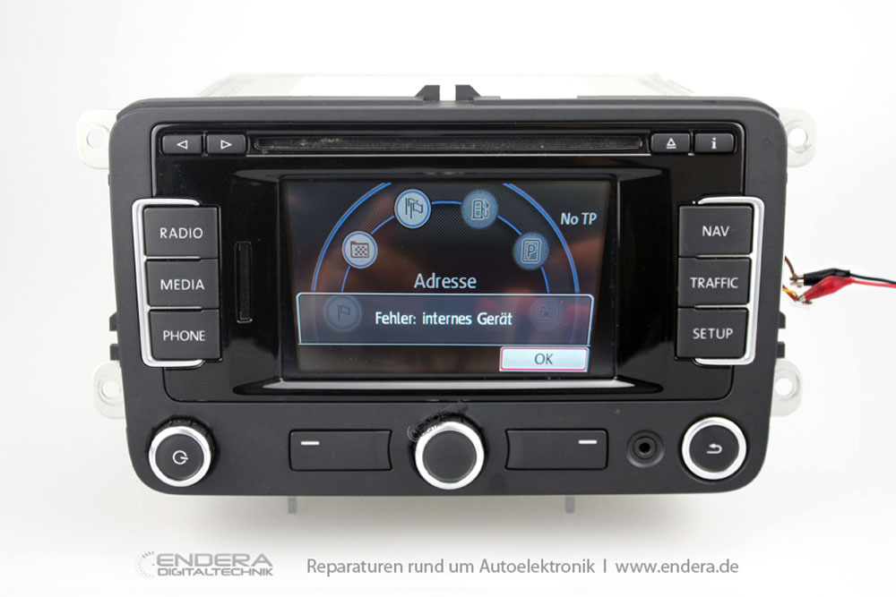 Navigation Reparatur VW Golf V