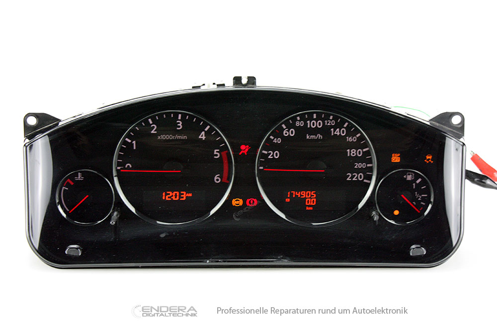 Kombiinstrument Reparatur Nissan Navara D40