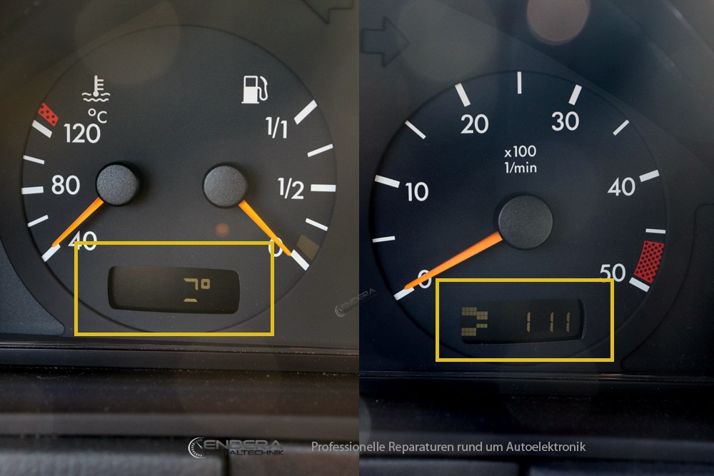 Pixelfehler Reparatur Mercedes E W210